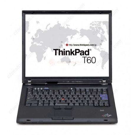 IBM ThinkPad T60 Intel Core 2 Duo T5500 3Go 60Go Lecteur Combo 14,1" Windows 7