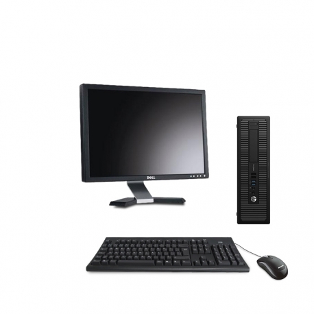 HP EliteDesk 800 G1 format SFF reconditionné - 4Go - 500Go HDD - Linux - Ecran20