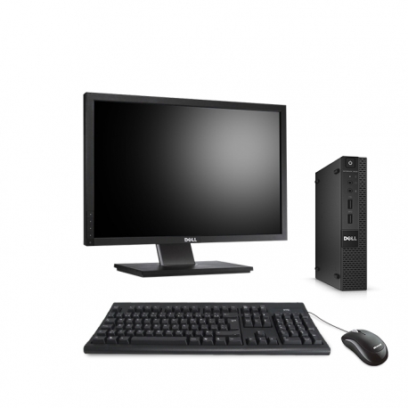 Pack Dell OptiPlex 9020 micro - 4Go - SSD 120Go - Windows 10 - Ecran 22''