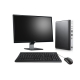 Pack HP EliteDesk 800 G3 DM avec écran 23 pouces - 8 Go - SSD 256 Go - Linux