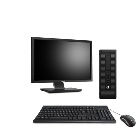 Pack HP ProDesk 600 G1 SFF - 4Go - 500Go HDD + Écran 22" - Linux