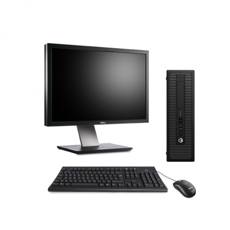 Pack HP ProDesk 600 G1 SFF - 4Go - 500Go HDD + Écran 24"