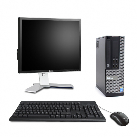 Pack Dell OptiPlex 9020 SFF - 8Go - HDD 500Go - Windows 10 - Ecran 19''