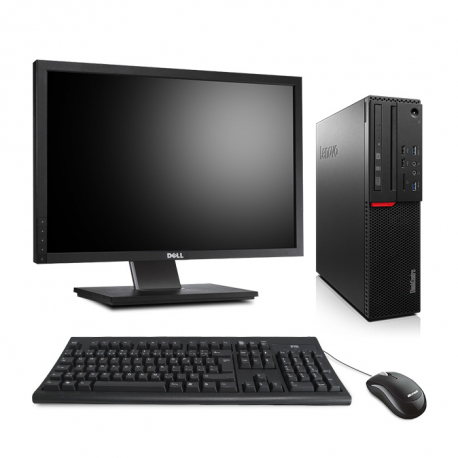 Lenovo ThinkCentre M800 SFF - 8Go - 256Go SSD - Ecran 22"