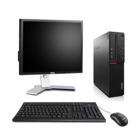 Lenovo ThinkCentre M800 SFF - 8Go 240Go SSD - Ecran 19"