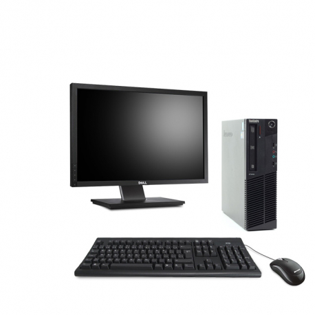 PACK Lenovo ThinkCentre M83 SFF - 8Go - 240Go SSD + Ecran 22''