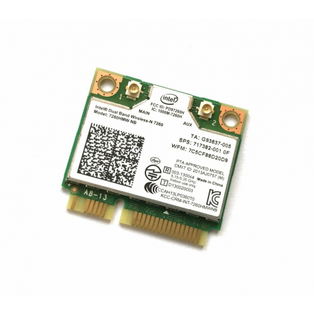 Carte WIFI Intel WLAN - HP 7260HMW - 7260HMW NB