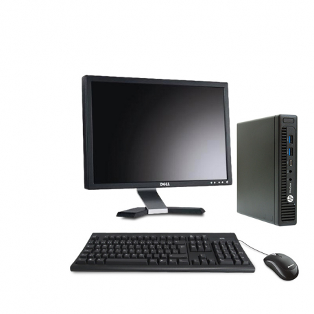 HP EliteDesk 800 G2 DM - 8Go - 1To HDD + Ecran 20