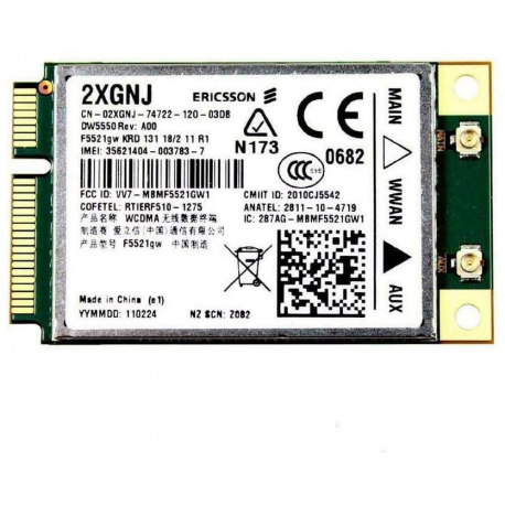 Carte Ericson HSPA + - F5521gw - WWAN - WCDMA