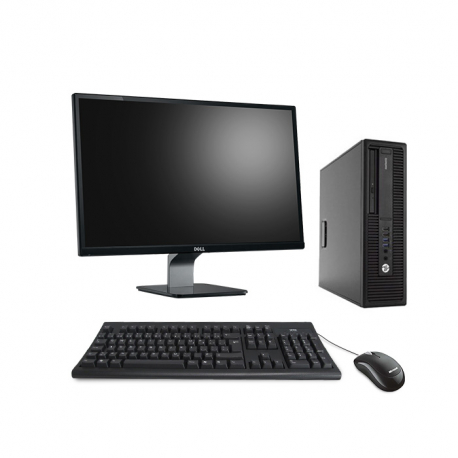 HP EliteDesk 800 G2 DM - 8Go - 500Go HDD - Ecran 23 - Linux