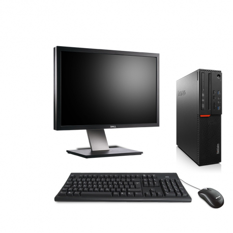 Lenovo ThinkCentre M800 SFF - 8Go 500Go HDD - Ecran 24"