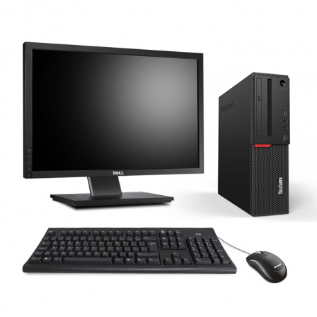 Ordinateur de bureau reconditionné - Lenovo ThinkCentre M700 SFF - 8Go - 500Go HDD - Ecran22 - Linux