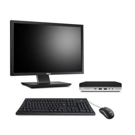 HP ProDesk 600 G4 DM - i5 - 8Go - 240Go SSD - Ecran22