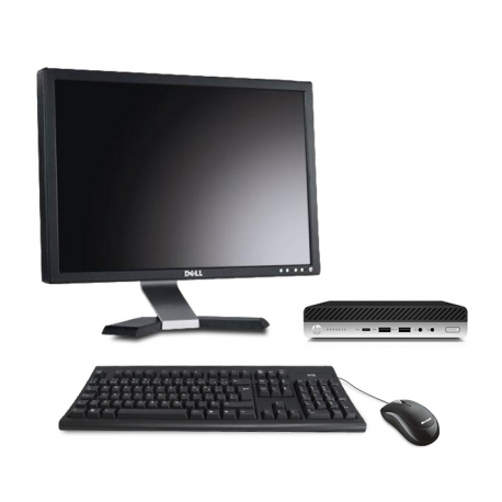 HP ProDesk 600 G4 DM - i5 - 8Go - 240Go SSD - Linux - Ecran20