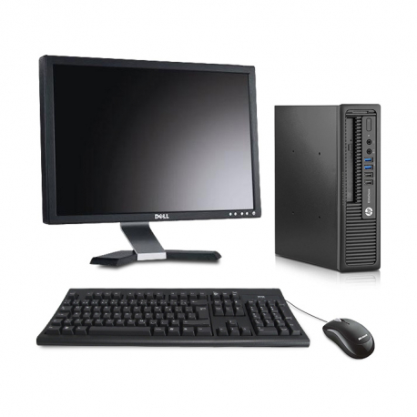 HP EliteDesk 800 G1 USDT - 8Go - 500Go HDD - Ecran20