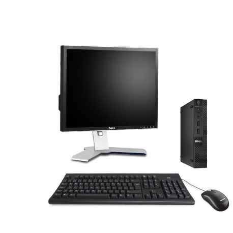 Dell OptiPlex 3020 Micro - 8Go - HDD 500Go - Ecran 20 - Linux