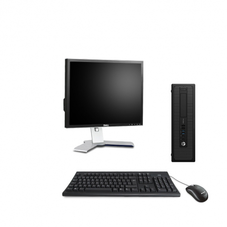 HP ProDesk 600 G2 SFF - i3 - 8Go - 1 To HDD + Écran 19"
