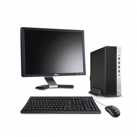 Pack HP ProDesk 600 G3 SFF - i3 - 8Go - 1 To SSHD + 20"