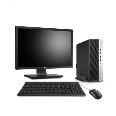 Pack HP ProDesk 600 G3 SFF - i3 - 8Go - 1 To SSHD + 22"