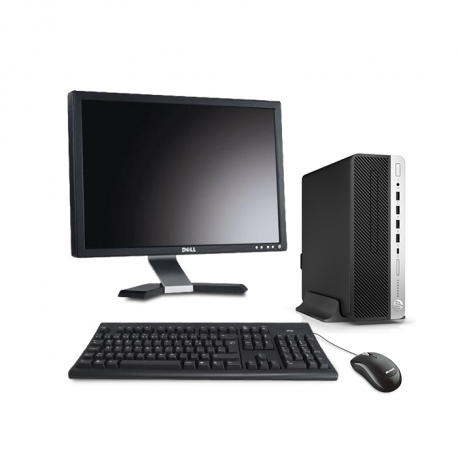 Pack HP ProDesk 600 G3 SFF - i3 - 8Go - 500 Go HDD + 20"