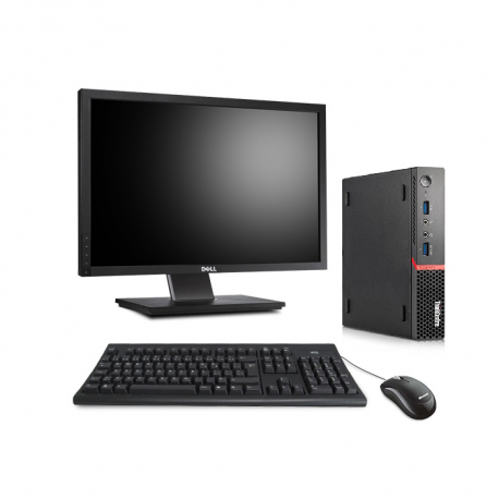 Pack Lenovo ThinkCentre M900 Tiny + Écran 22" - 8Go - 240Go SSD