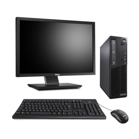 Lenovo ThinkCentre M72E DT - 8Go - 250Go HDD - Écran 22