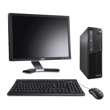 Lenovo ThinkCentre M72E DT - 8Go - 250Go HDD - Écran 20