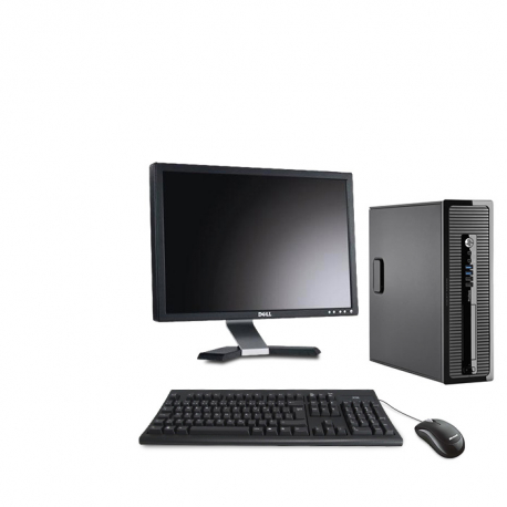 HP ProDesk 400 G1 SFF - 8Go - HDD 500Go - Écran 20"