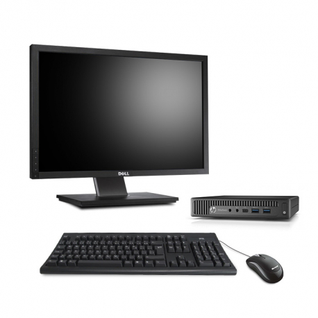 HP prodesk 600 G1 DM - 8Go - 120Go SSD - Linux - Ecran 22