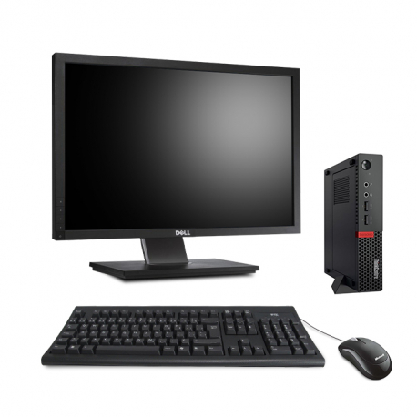 Lenovo ThinkCentre M710Q Format Tiny - 8Go - 256Go SSD - Ecran 22