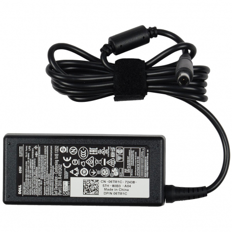 Chargeur Dell - 65W -  Embout standard 7.4 MM