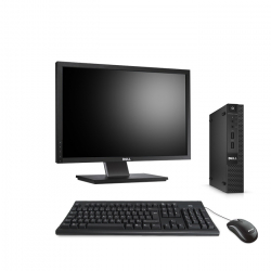 Ordinateur de bureau reconditionne - Dell OptiPlex 9020 USFF - 8Go - SSD 256Go - Windows 10