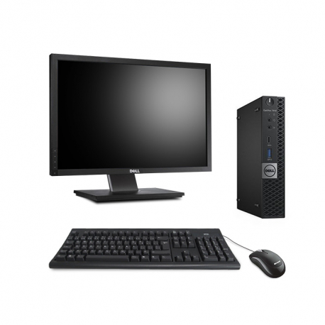 Pack Dell OptiPlex 7050 Micro - 16Go - 256Go SSD + Écran 22"