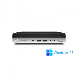 HP EliteDesk 800 G4 DM - PC de bureau reconditionné - 8Go - 256Go SSD