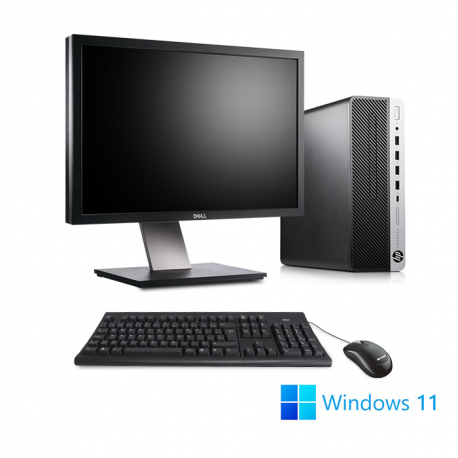 Pack HP ProDesk 600 G5 SFF - i5 - 16Go - 256Go SSD + Écran 24"