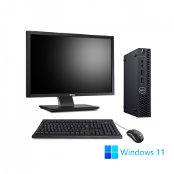 Pack Dell OptiPlex 3060 Micro - 8Go - 256Go SSD - W11 + 22"