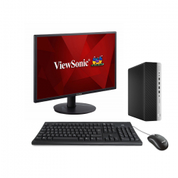 Pack HP EliteDesk 800 G3 SFF - 8Go - 240Go SSD + 24" 