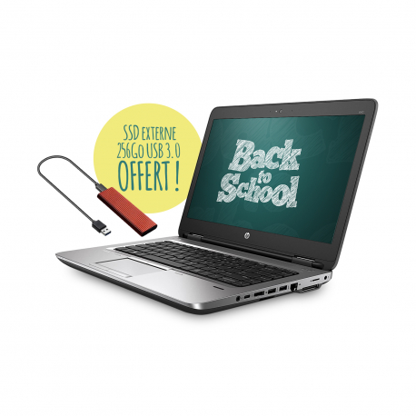 Ordinateur portable - HP ProBook 640 G2 reconditionné - 8Go - 256Go SSD