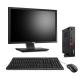 Lenovo ThinkCentre M910Q Format Tiny - 8Go - 256Go SSD + Ecran 22"