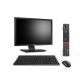 Pack PC de bureau reconditionné - Lenovo ThinkCentre M700 Tiny - 16Go - 512Go SSD + 22"
