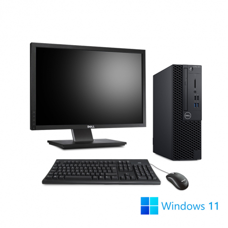 Dell OptiPlex 3070 SFF - 8Go - 256Go SSD  - W11 + Ecran 22"