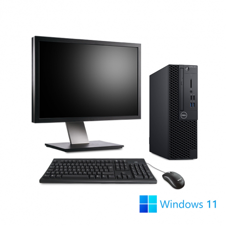 Dell OptiPlex 3070 SFF - 16Go - 1 To SSD  - W11 + Ecran 24"
