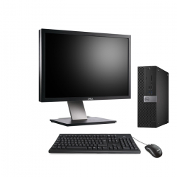Pack Dell OptiPlex 5040 SFF + Écran 24" - 16Go - SSD 256Go