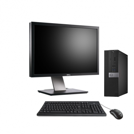 Pack Dell OptiPlex 5040 SFF + Écran 24" - 16Go - SSD 256Go