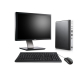 Pack HP EliteDesk 800 G3 DM avec écran 24 pouces - 16 Go - SSD 512 Go