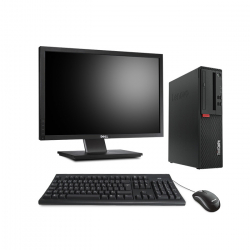 Pack Lenovo ThinkCentre M710S Format SFF - 16Go - 512 Go SSD + 22"