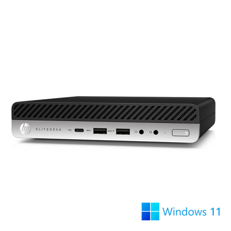 HP EliteDesk 800 G5 DM - PC de bureau reconditionné - 16Go - 512Go SSD - W11