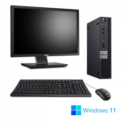 Pack Dell OptiPlex 7070 Micro - 16Go - 512Go SSD - W11 + Écran 22"