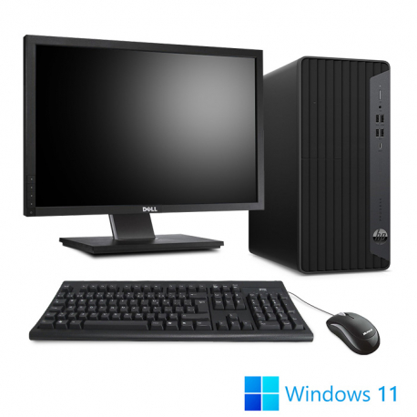 Pack HP ProDesk 600 G6 Tour - i5-10500 - 16Go - 256Go SSD - W11+ 22"