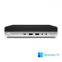 HP ProDesk 600 G4 DM - G5500T - 16Go - 256Go SSD - W11